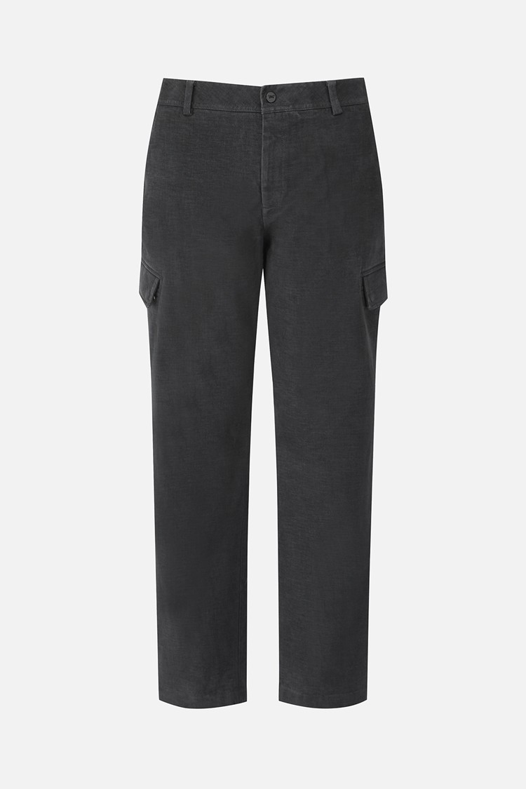 MEN DYEING SEMI-TAPERED FIT PANTS PKFPM510713 D/GREY 상품 이미지