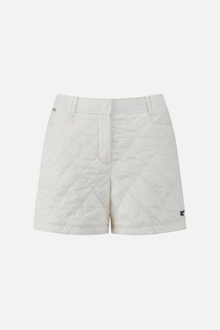 WOMEN RE-WOOL PADDED SHORTS PKFPW520901 WHITE 상품 이미지