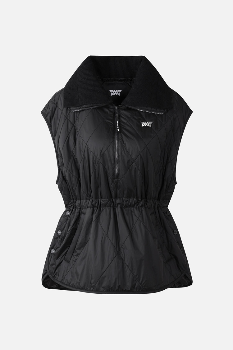 WOMEN RE-WOOL PADDED CAPE PKFPW630921 BLACK 상품 이미지