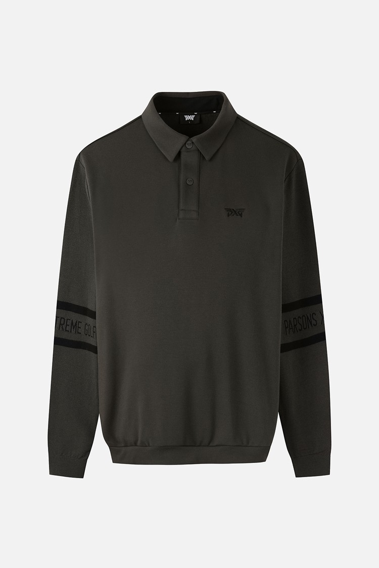 MEN RECON KNIT HYBRID COLLAR LONG SLEEVE PKWCM211451 KHAKI 상품 이미지