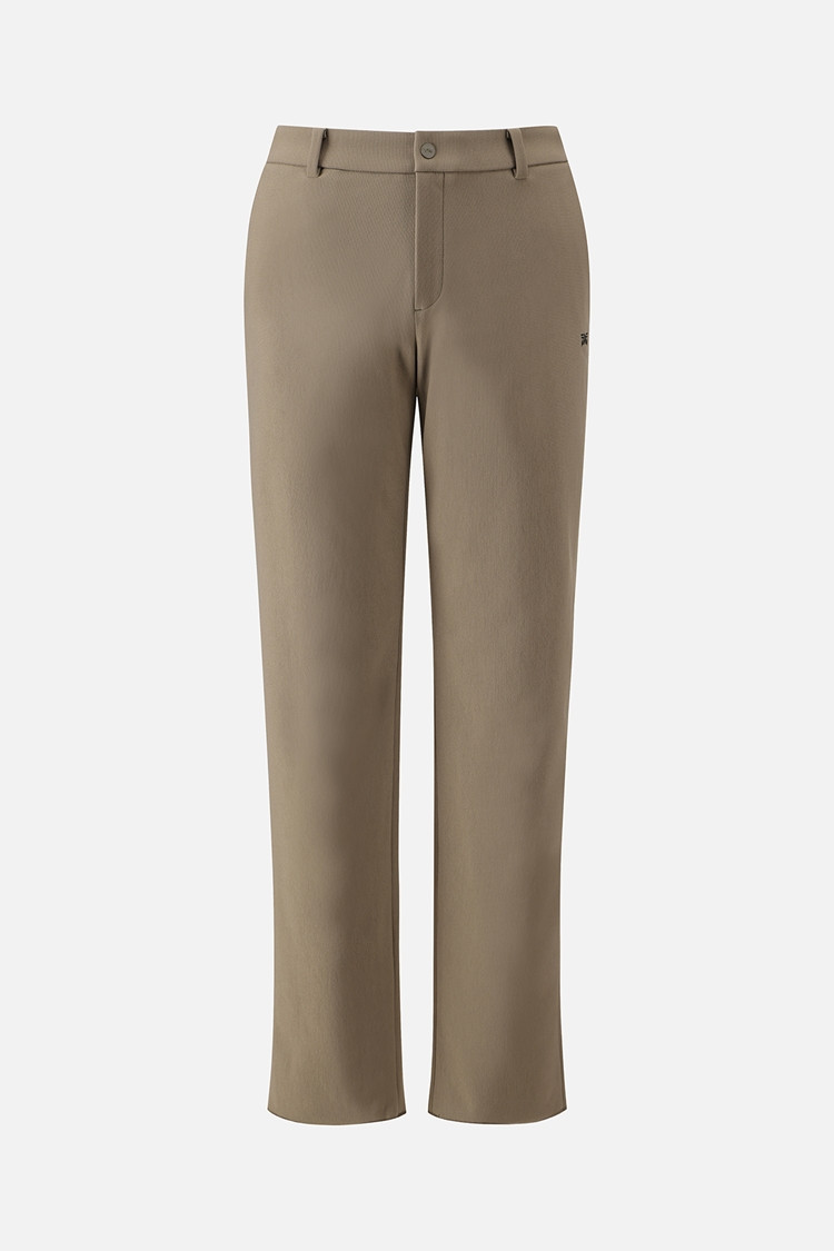 MEN BRUSHED TWO-TONE STANDARD FIT PANTS PKWPM511405 BEIGE 상품 이미지