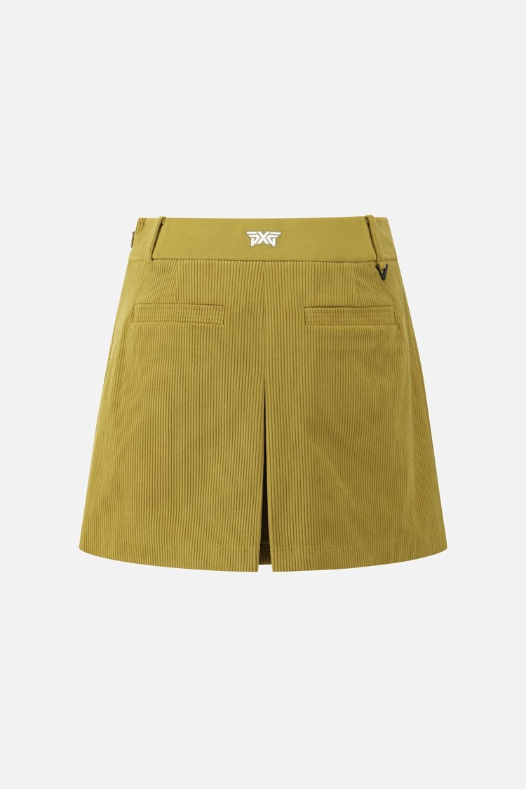 WOMEN CORDUROY SKIRT PKFCW560508 MOSS GREEN 상품 이미지1