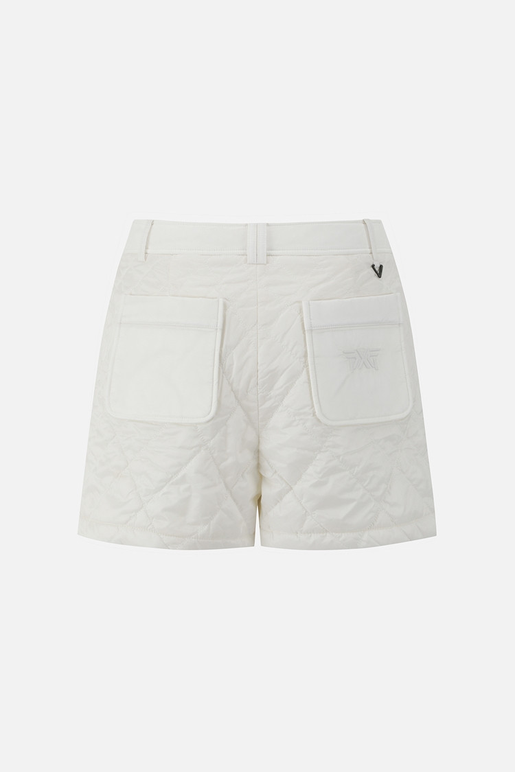 WOMEN RE-WOOL PADDED SHORTS PKFPW520901 WHITE 상품 이미지 1