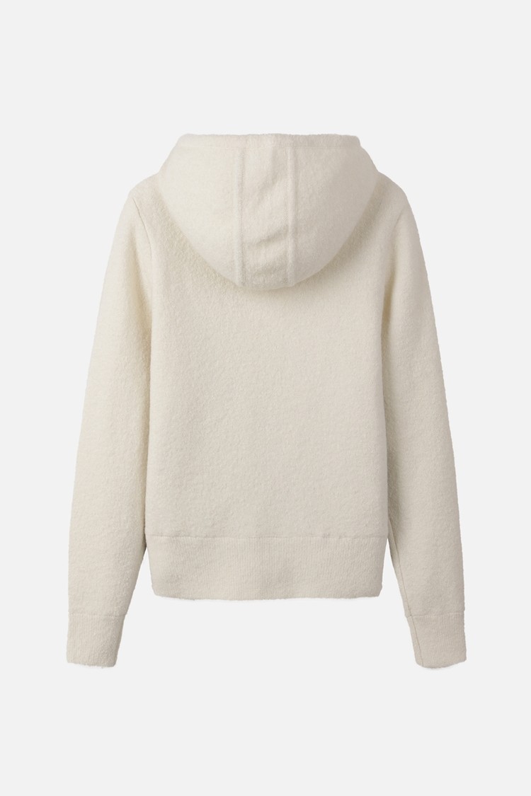 WOMEN ZIP-UP CARDIGAN PKWCW431601 WHITE 상품 이미지 1