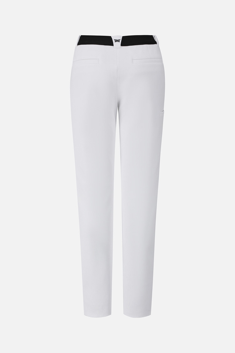MEN ESHORT SLEEVEENTIAL BONDING SLIM FIT PANTS PKWPM511301 WHITE 상품 이미지 1