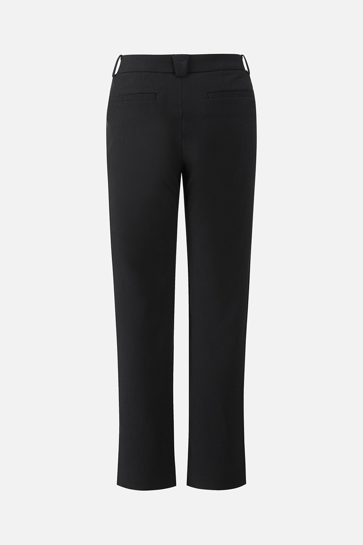 MEN BRUSHED TWO-TONE STANDARD FIT PANTS PKWPM511421 BLACK 상품 이미지 1