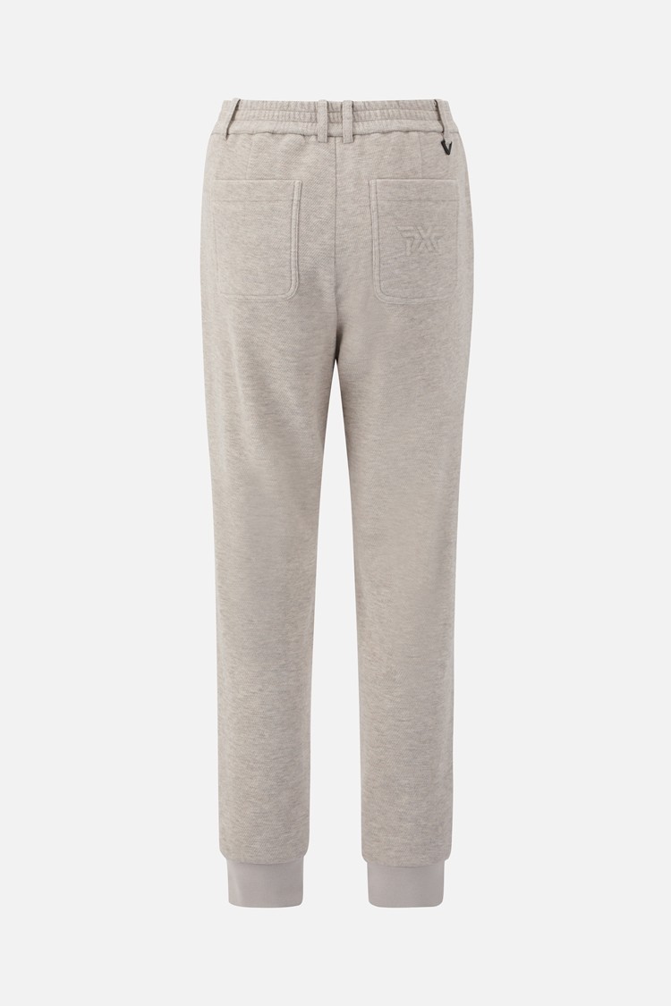 WOMEN BRUSHED JOGGER PANTS PKWPW511205 BEIGE 상품 이미지 1