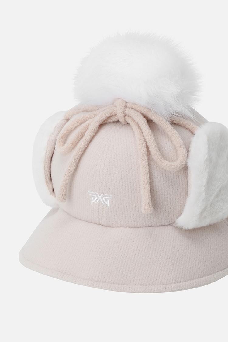 WOMEN BASIC EARFLAP HAT PKWPW961205 BEIGE 상품 이미지 1