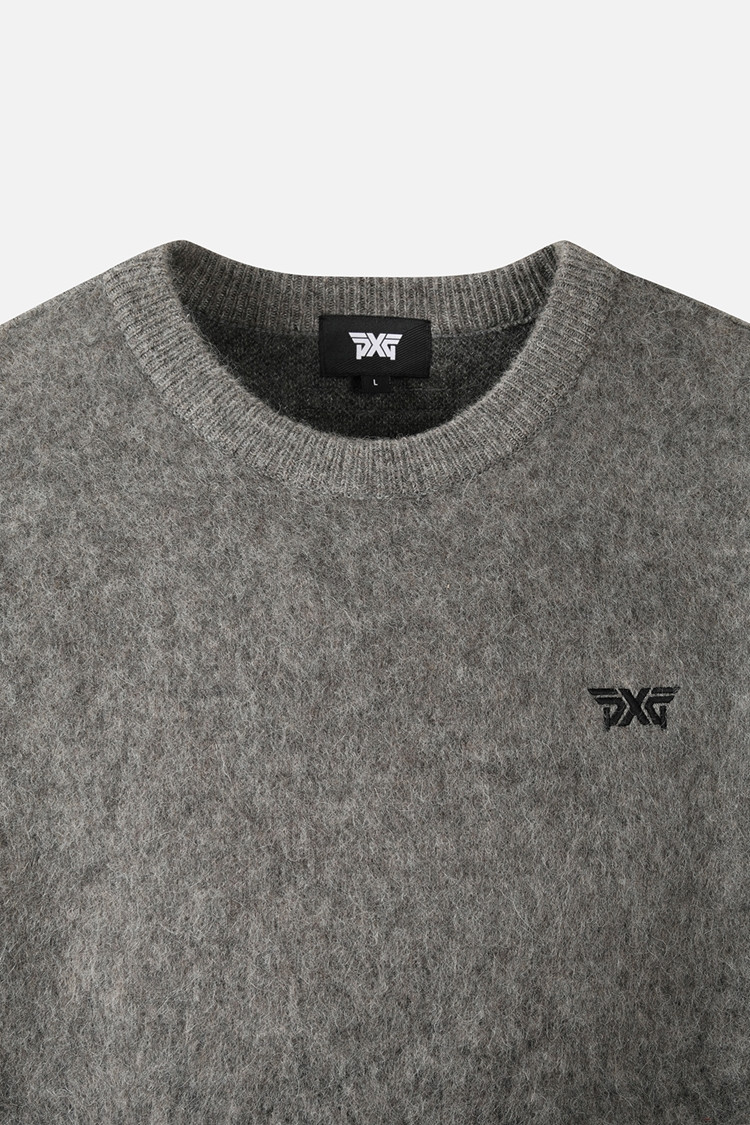 MEN GRADATION ROUND NECK SWEATER PKFCM411112 M/GREY 상품 이미지 1