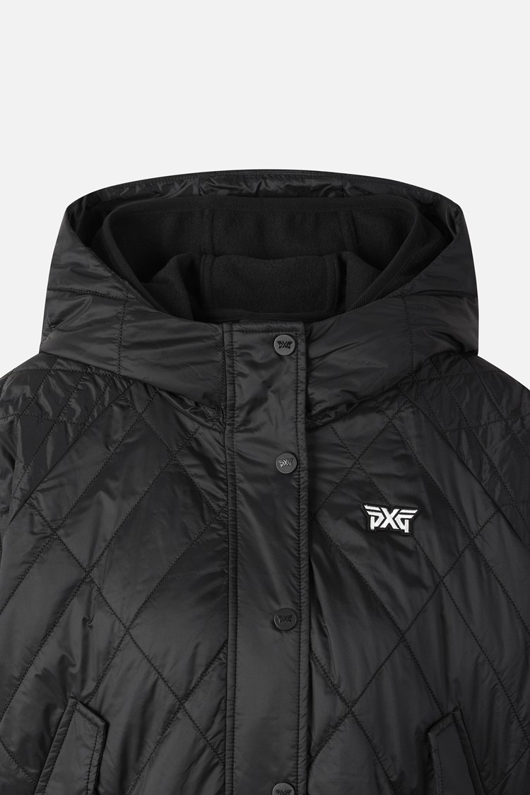 WOMEN 2 IN 1 RE-WOOL PADDED JACKET PKFPW630721 BLACK 상품 이미지 1