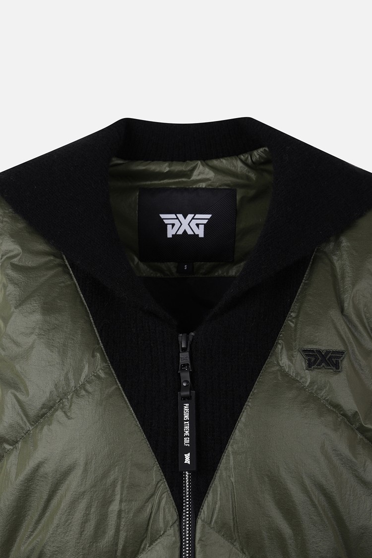 WOMEN WOVEN HYBRID VEST PKWCW421851 KHAKI 상품 이미지 1