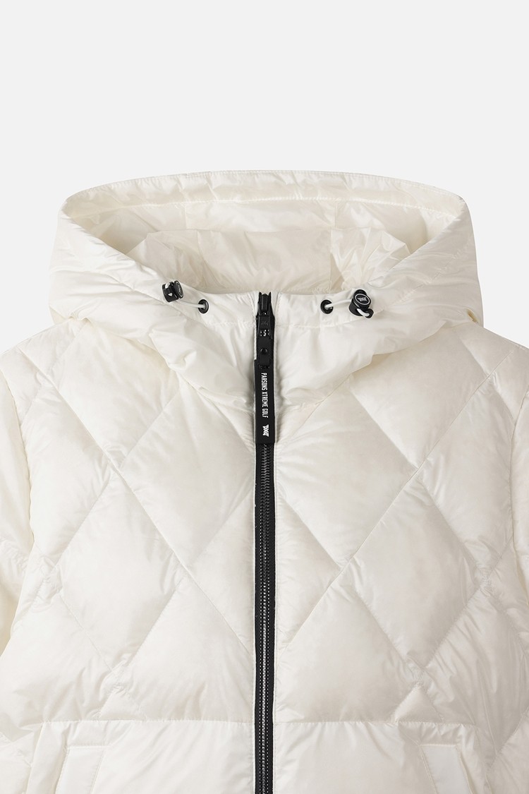 WOMEN SHORT-SLEEVE DOWN JACKET PKWCW631001 WHITE 상품 이미지 1