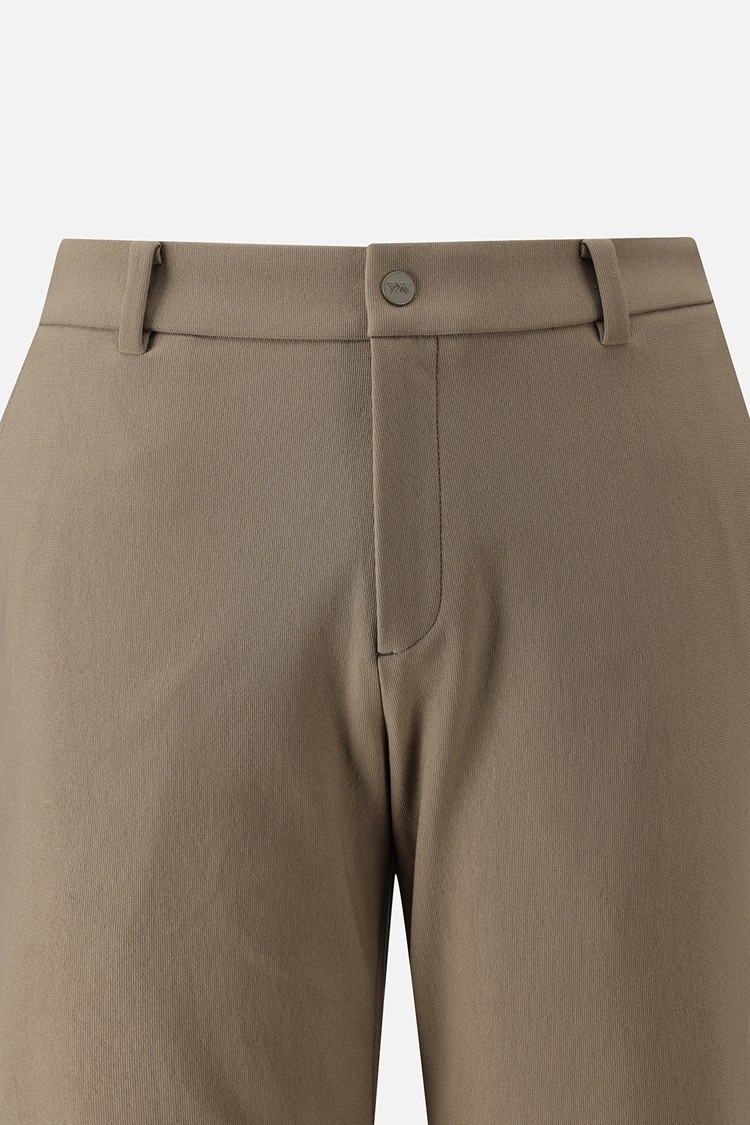 MEN BRUSHED TWO-TONE STANDARD FIT PANTS PKWPM511405 BEIGE 상품 이미지 1