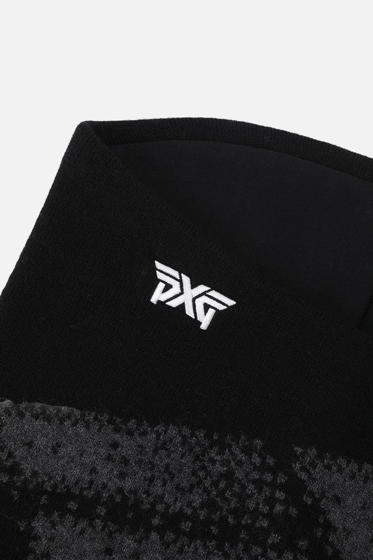 PXG BIG LOGO NECK WARMER PKWPU891221 BLACK 상품 이미지 1