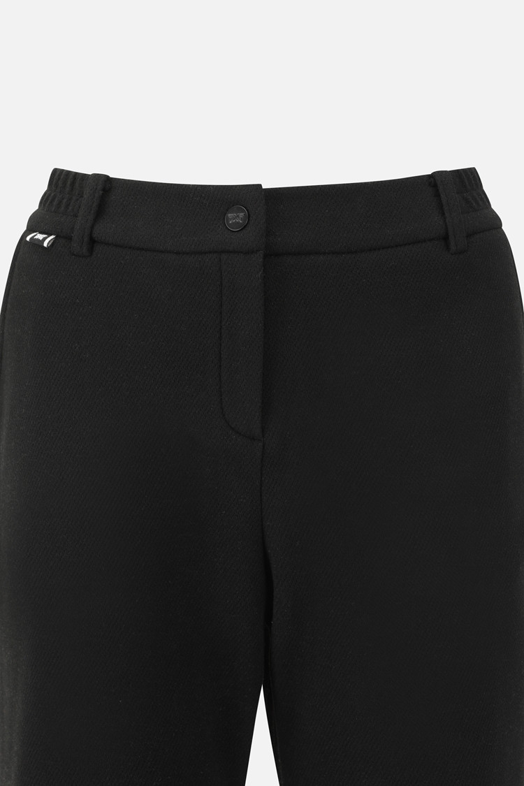 WOMEN BRUSHED JOGGER PANTS PKWPW511221 BLACK 상품 이미지 1