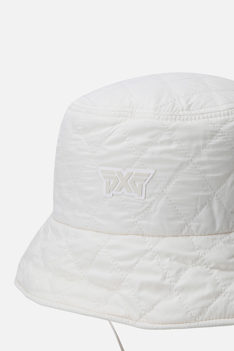 WOMEN BASIC WINTER QUILTING HAT PKWPW961101 WHITE 상품 이미지 1