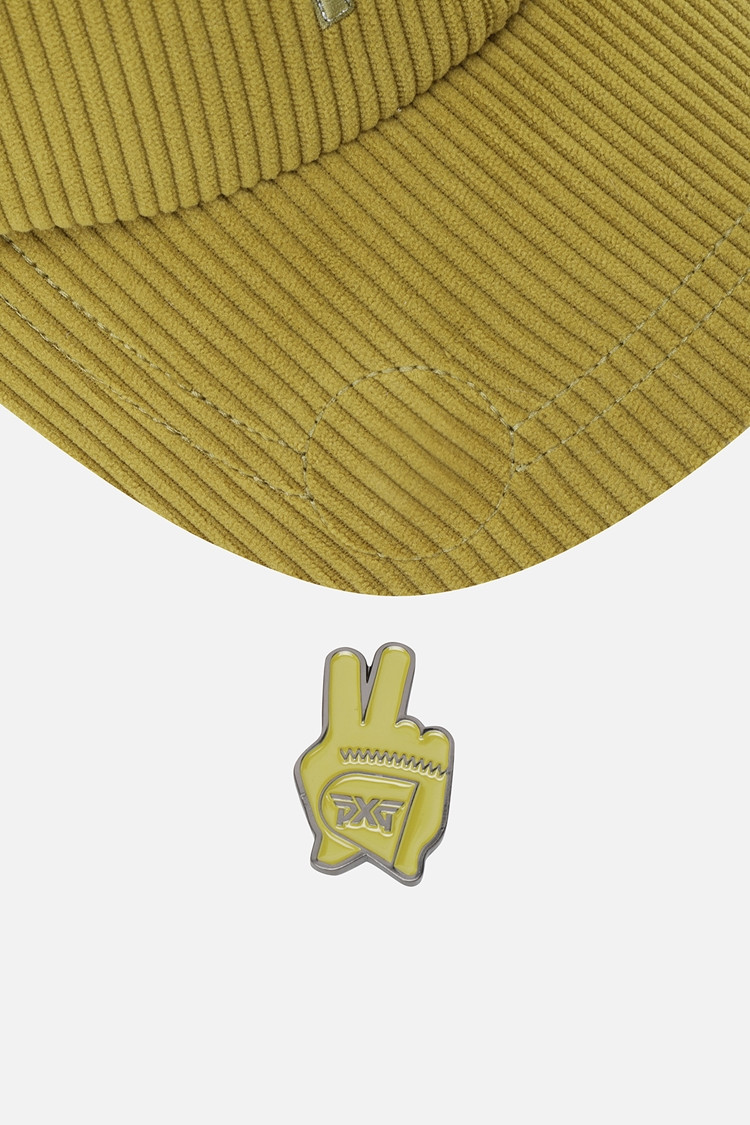 WOMEN CORDUROY BASIC CAP PKFCW850108 MOSS GREEN 상품 이미지 1
