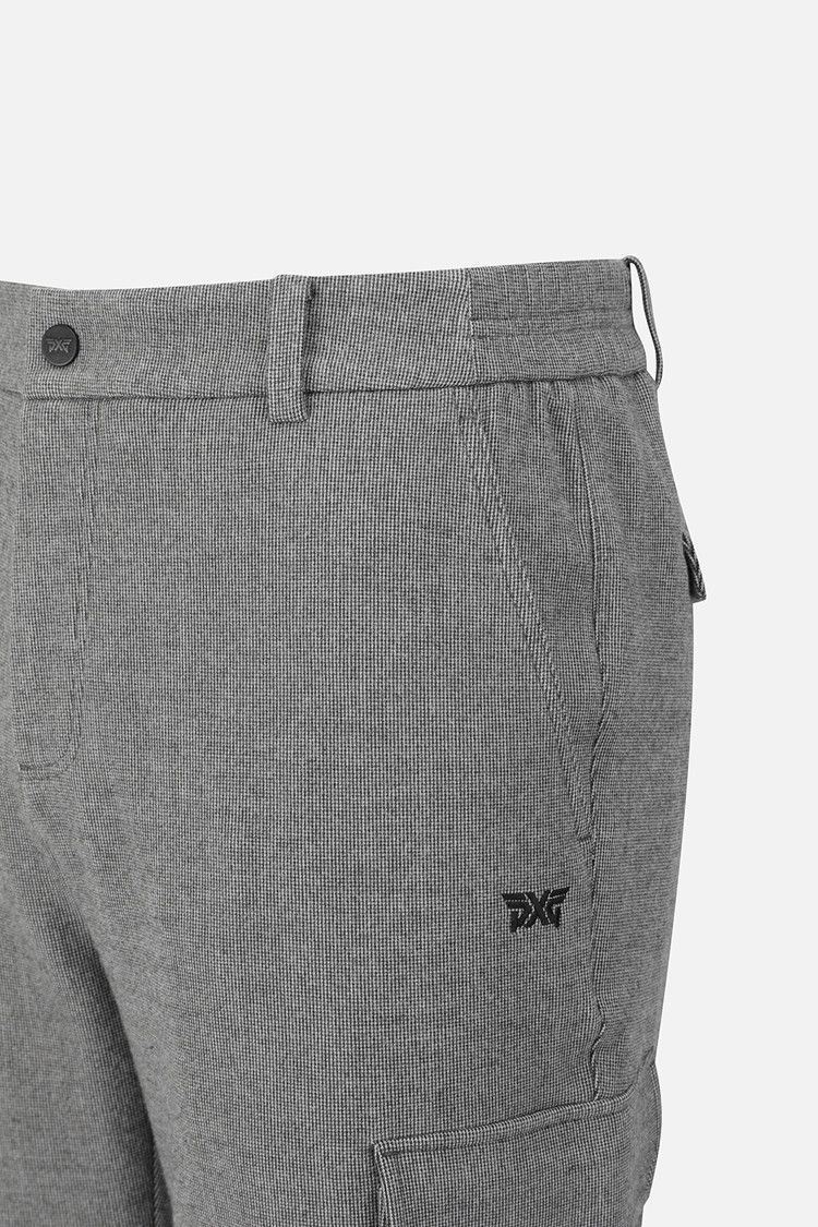 MEN TWO-TONE SEMI-TAPERED FIT PANTS PKFPM511112 M/GREY 상품 이미지 1