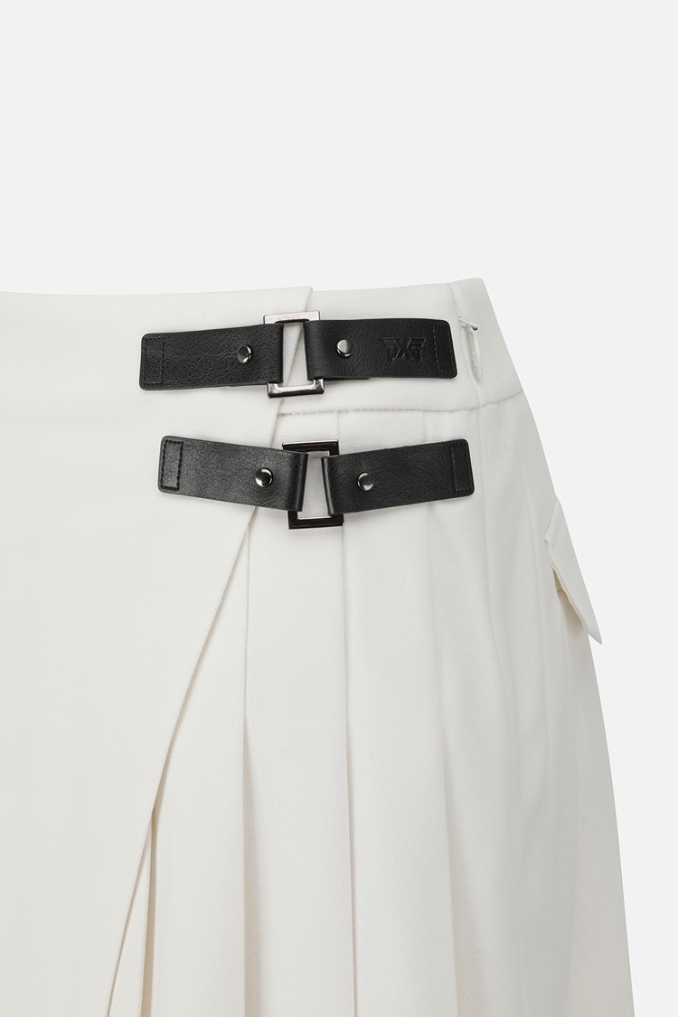 WOMEN WRAP SKIRT PKFPW560801 WHITE 상품 이미지 1