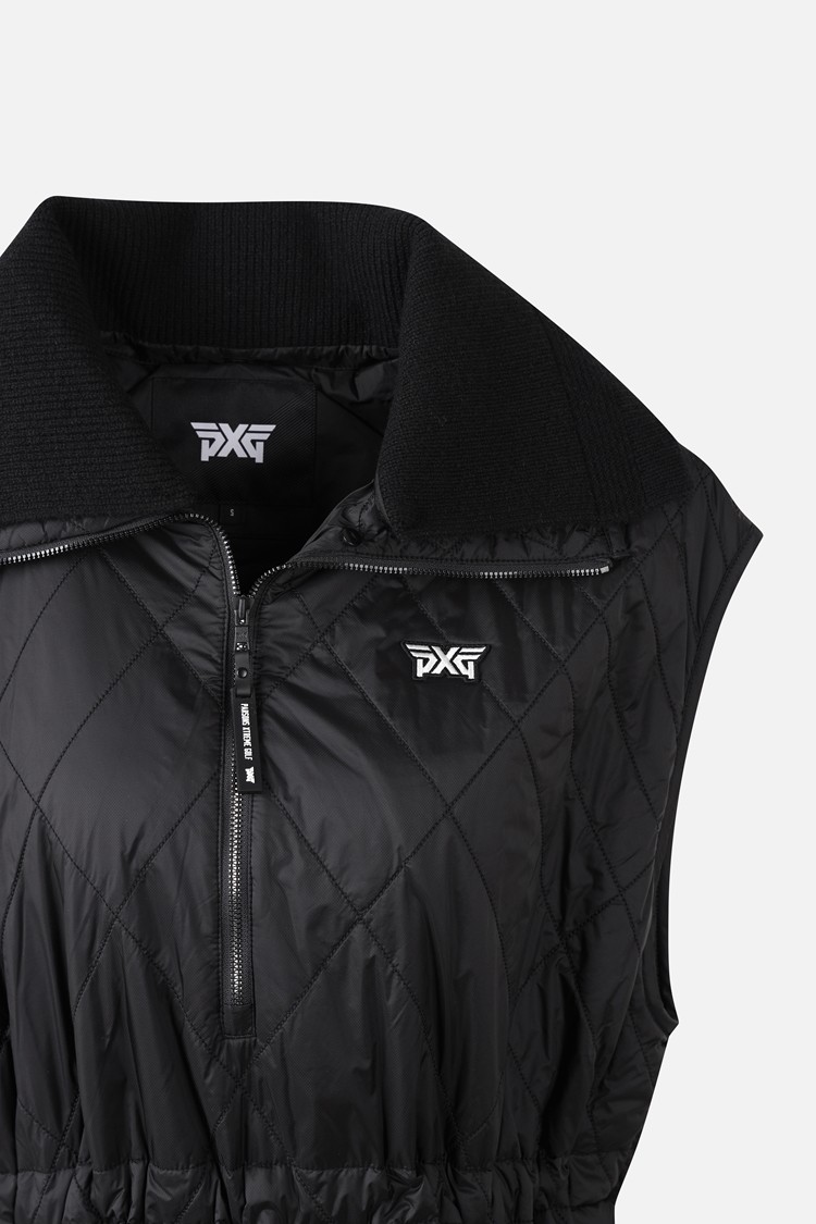 WOMEN RE-WOOL PADDED CAPE PKFPW630921 BLACK 상품 이미지3