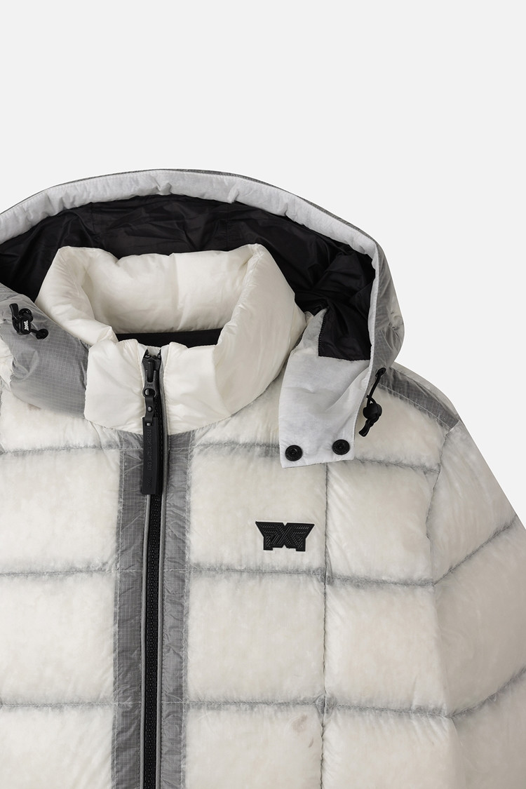 MEN PUFFER DOWN JACKET PKWPM631301 WHITE 상품 이미지 1