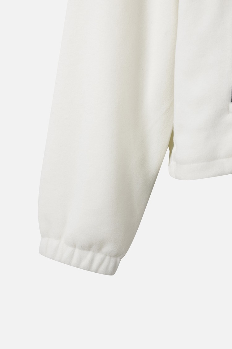WOMEN ESSENTIAL HALF-ZIP LONG SLEEVE PKWPW111401 WHITE 상품 이미지 1