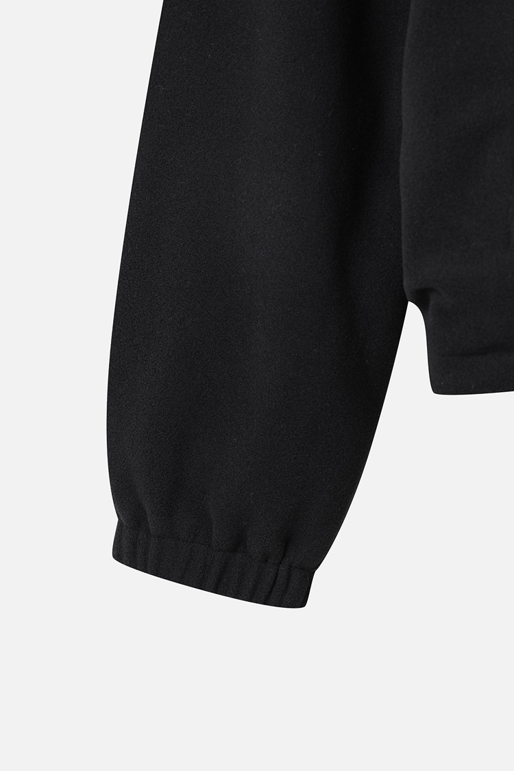WOMEN ESSENTIAL HALF-ZIP LONG SLEEVE PKWPW111421 BLACK 상품 이미지 1