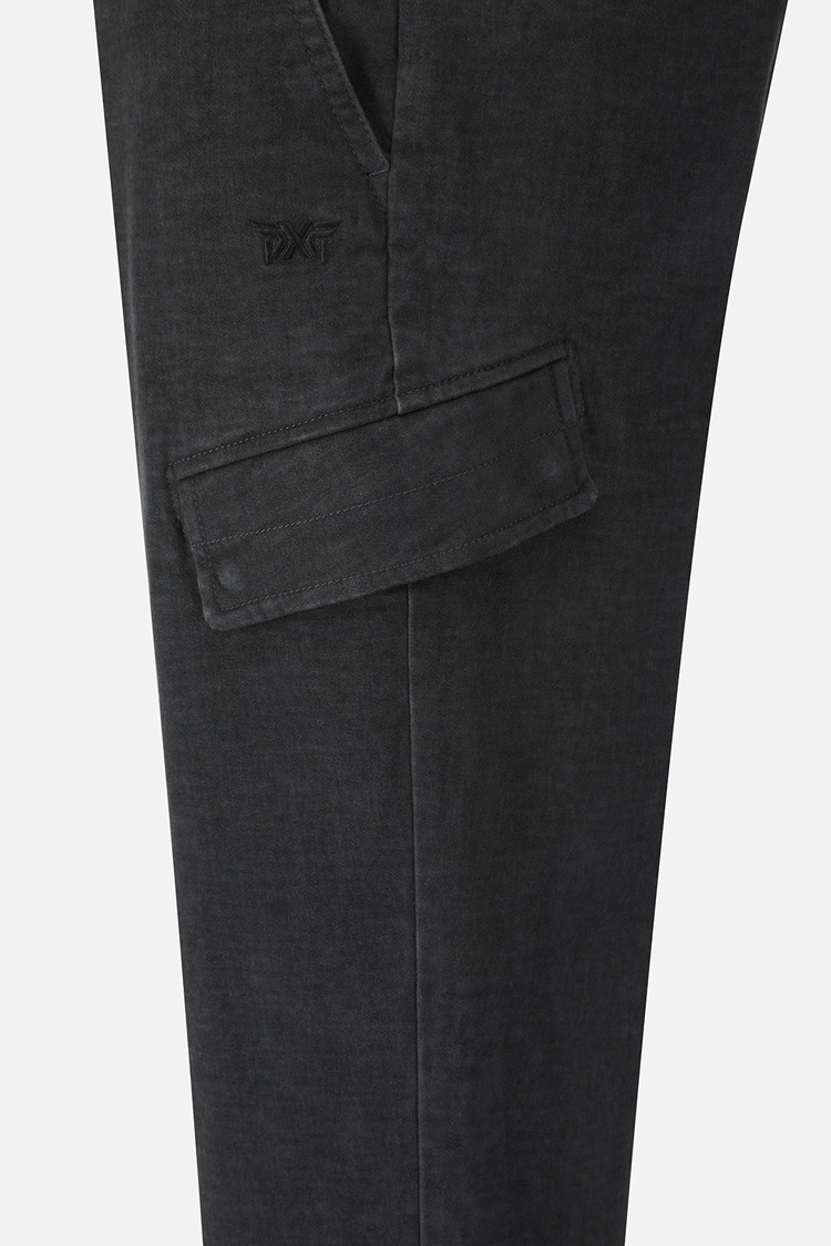 MEN DYEING SEMI-TAPERED FIT PANTS PKFPM510713 D/GREY 상품 이미지 1