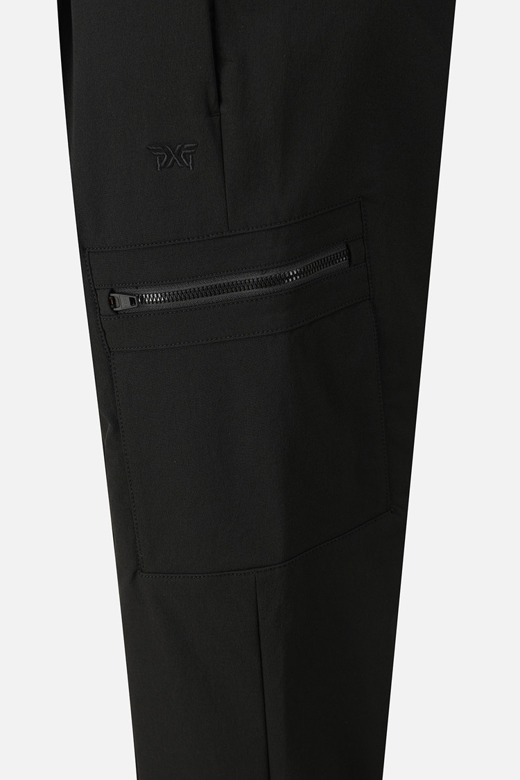 MEN POCKET POINT TAPERED FIT PANTS PKFPM510821 BLACK 상품 이미지 1