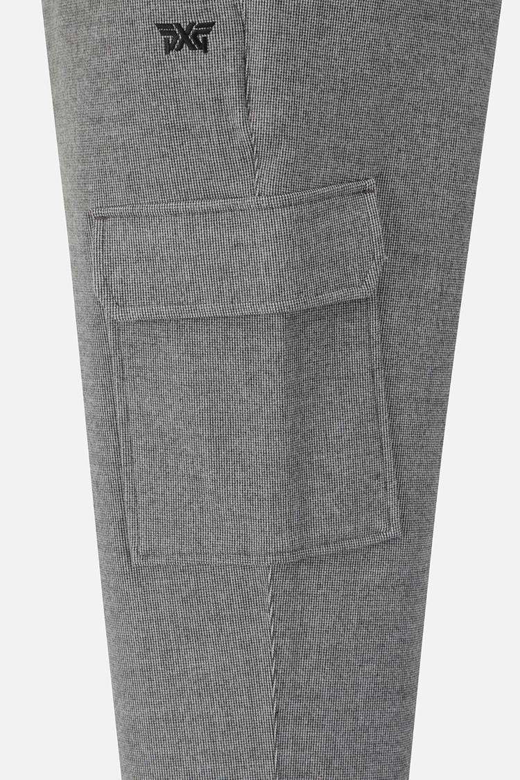 MEN TWO-TONE SEMI-TAPERED FIT PANTS PKFPM511112 M/GREY 상품 이미지 1