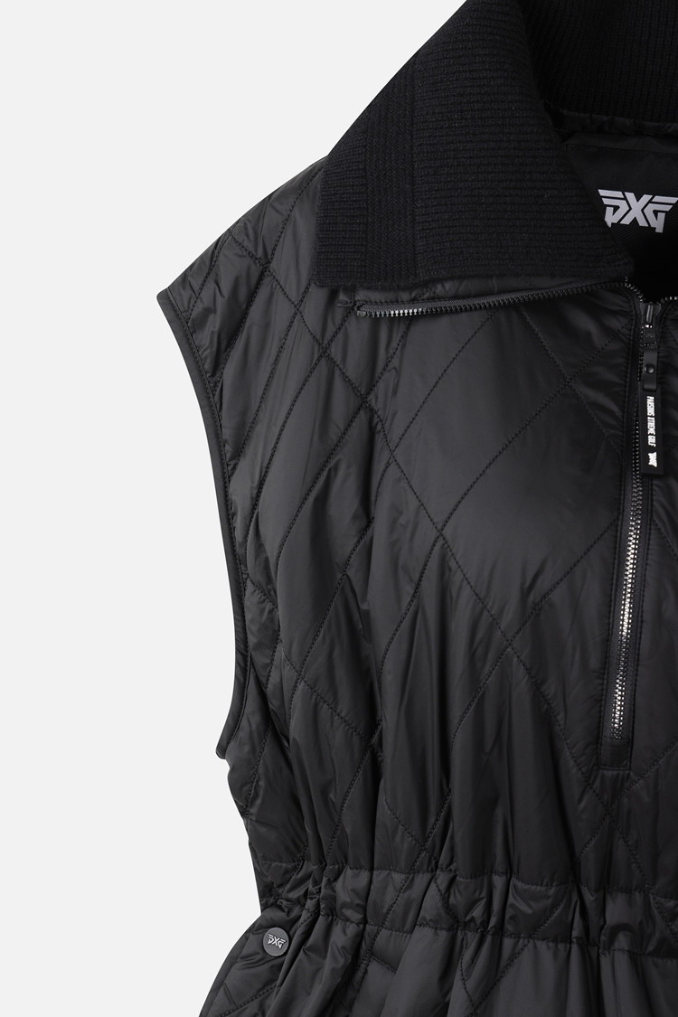 WOMEN RE-WOOL PADDED CAPE PKFPW630921 BLACK 상품 이미지4