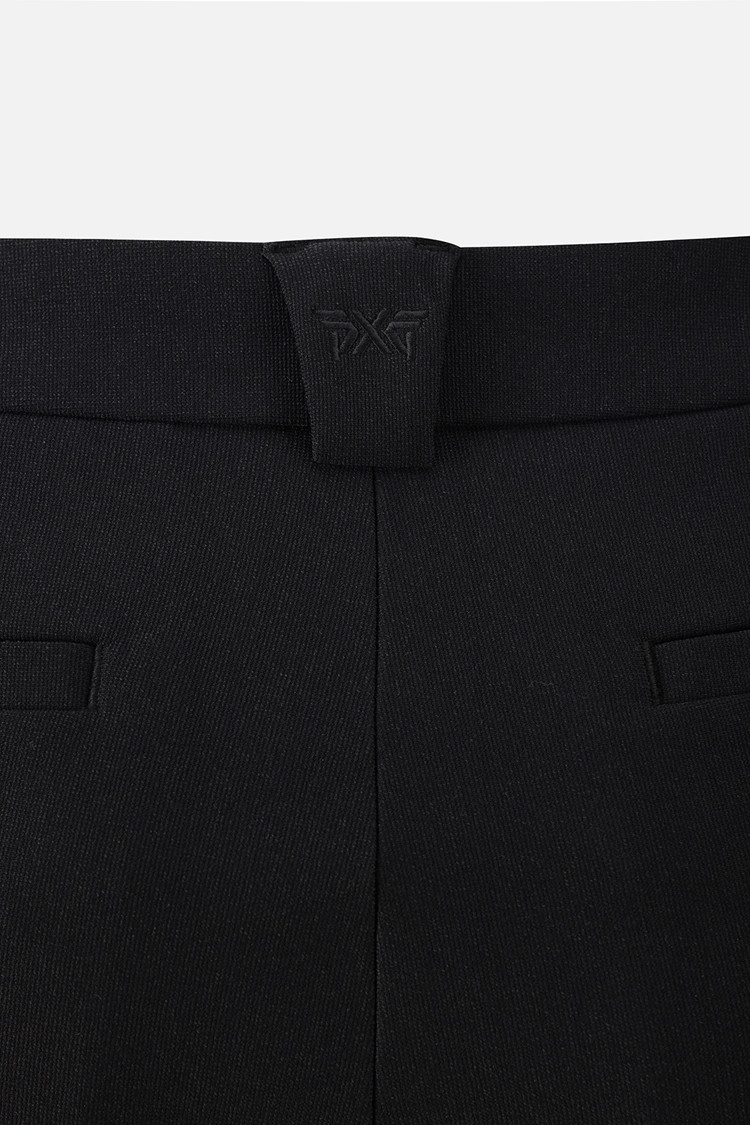 MEN BRUSHED TWO-TONE STANDARD FIT PANTS PKWPM511421 BLACK 상품 이미지 1