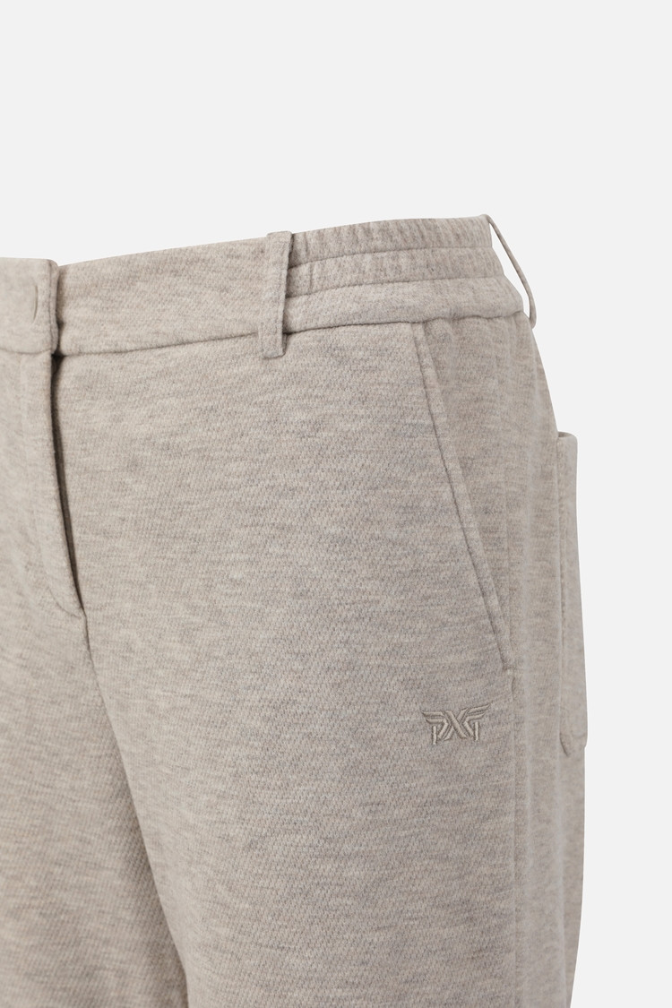 WOMEN BRUSHED JOGGER PANTS PKWPW511205 BEIGE 상품 이미지 1