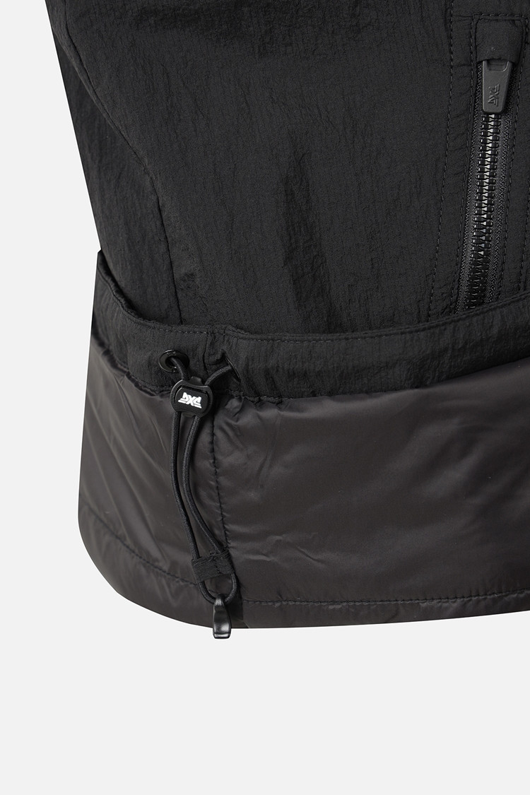 MEN PADDING SHORT-SLEEVED ANORAK JACKET PKFPM640921 BLACK 상품 이미지 1