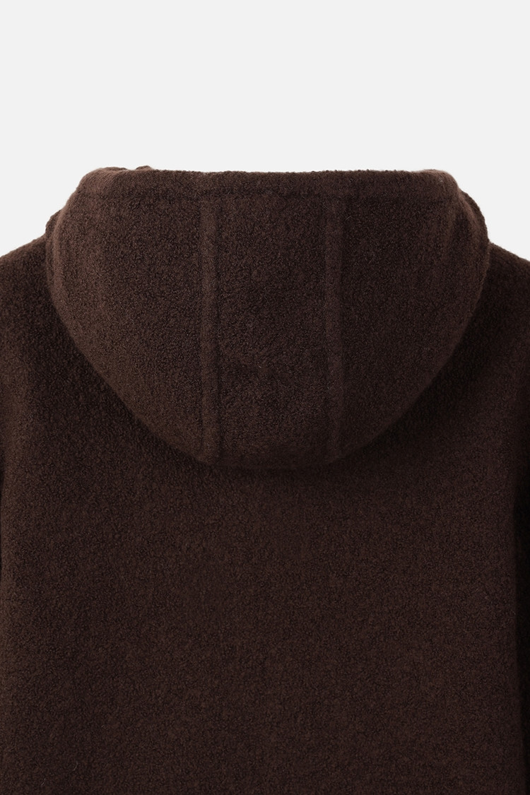 WOMEN ZIP-UP CARDIGAN PKWCW431687 BROWN 상품 이미지 1
