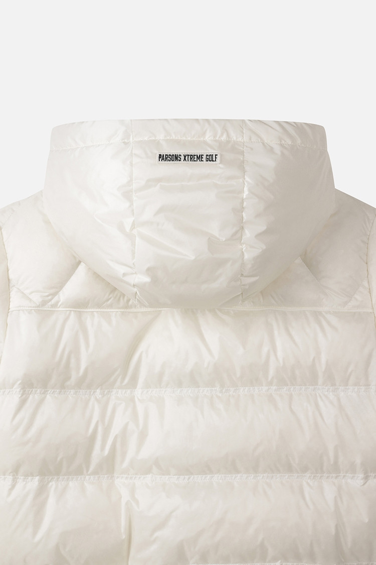 WOMEN SHORT-SLEEVE DOWN JACKET PKWCW631001 WHITE 상품 이미지 1