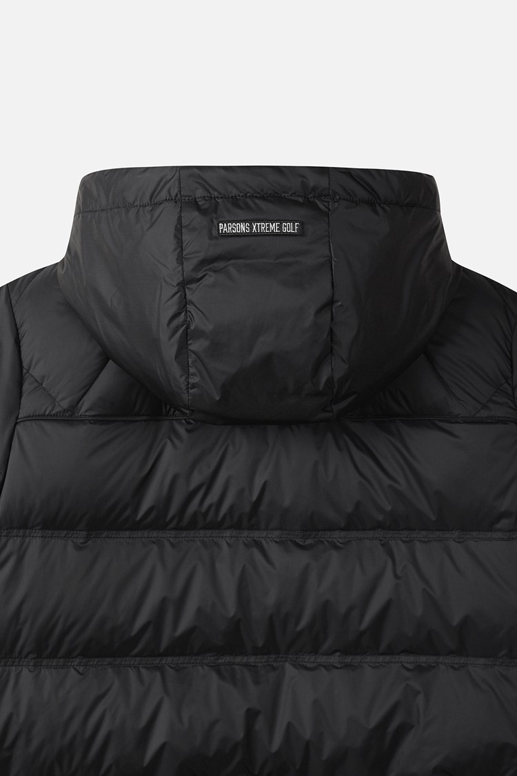 WOMEN SHORT-SLEEVE DOWN JACKET PKWCW631021 BLACK 상품 이미지 1