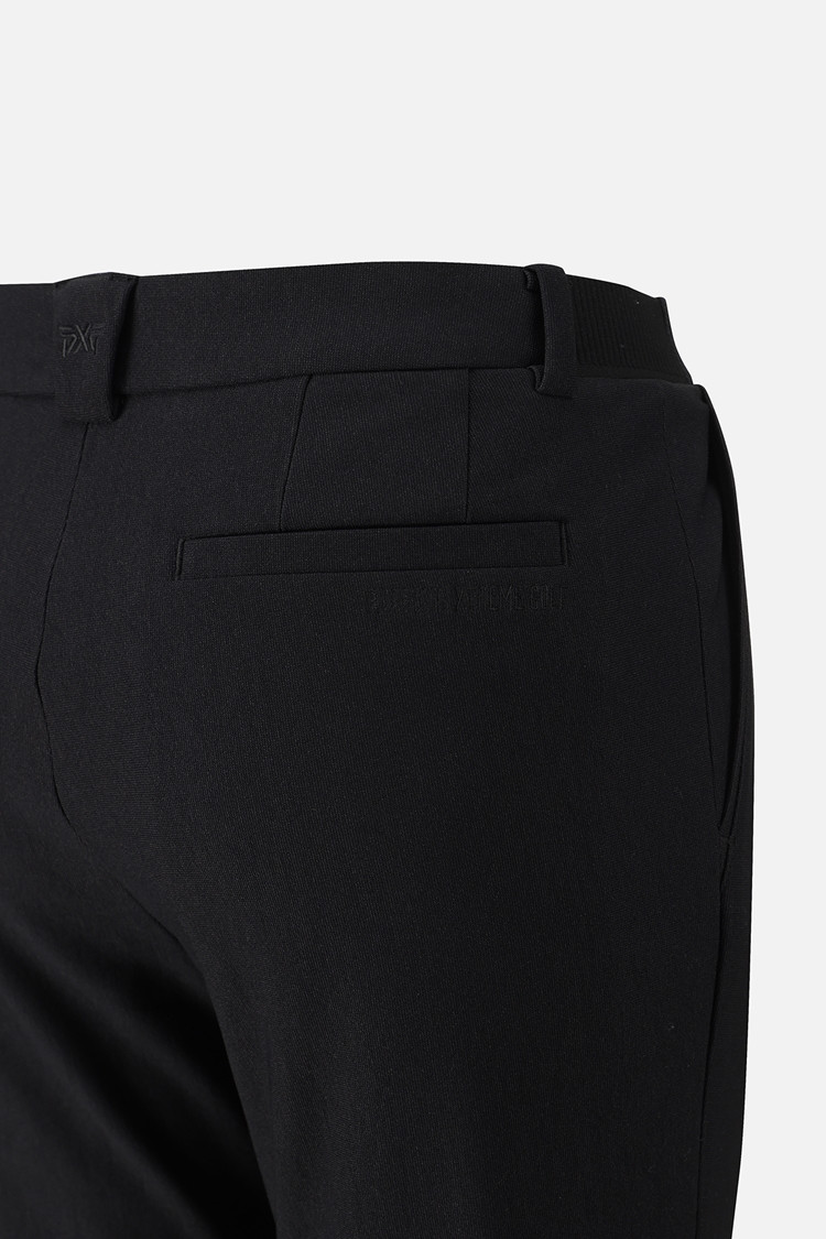 MEN BRUSHED TWO-TONE STANDARD FIT PANTS PKWPM511421 BLACK 상품 이미지 1