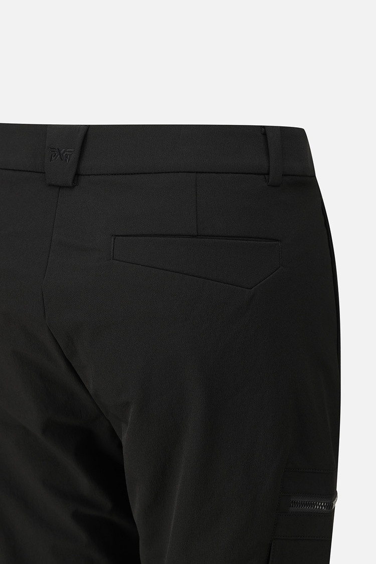 MEN POCKET POINT TAPERED FIT PANTS PKFPM510821 BLACK 상품 이미지 1