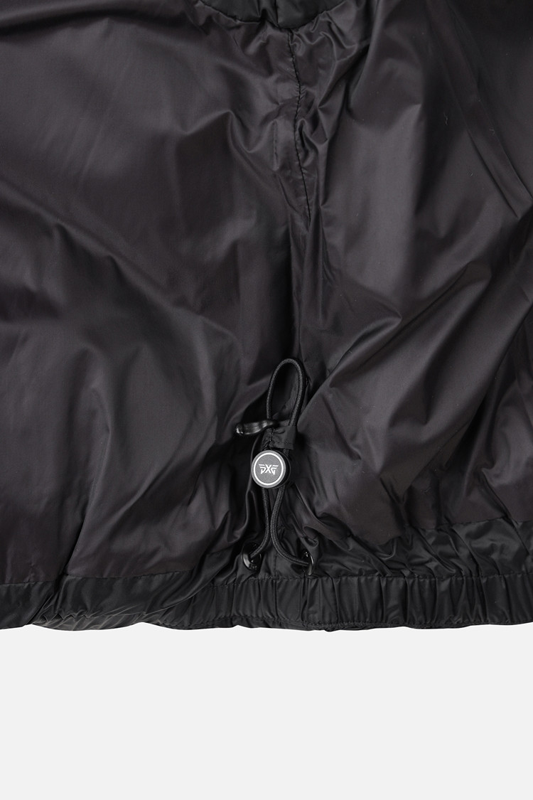 WOMEN BIG COLLAR DOWN VEST PKWCW641321 BLACK 상품 이미지 1