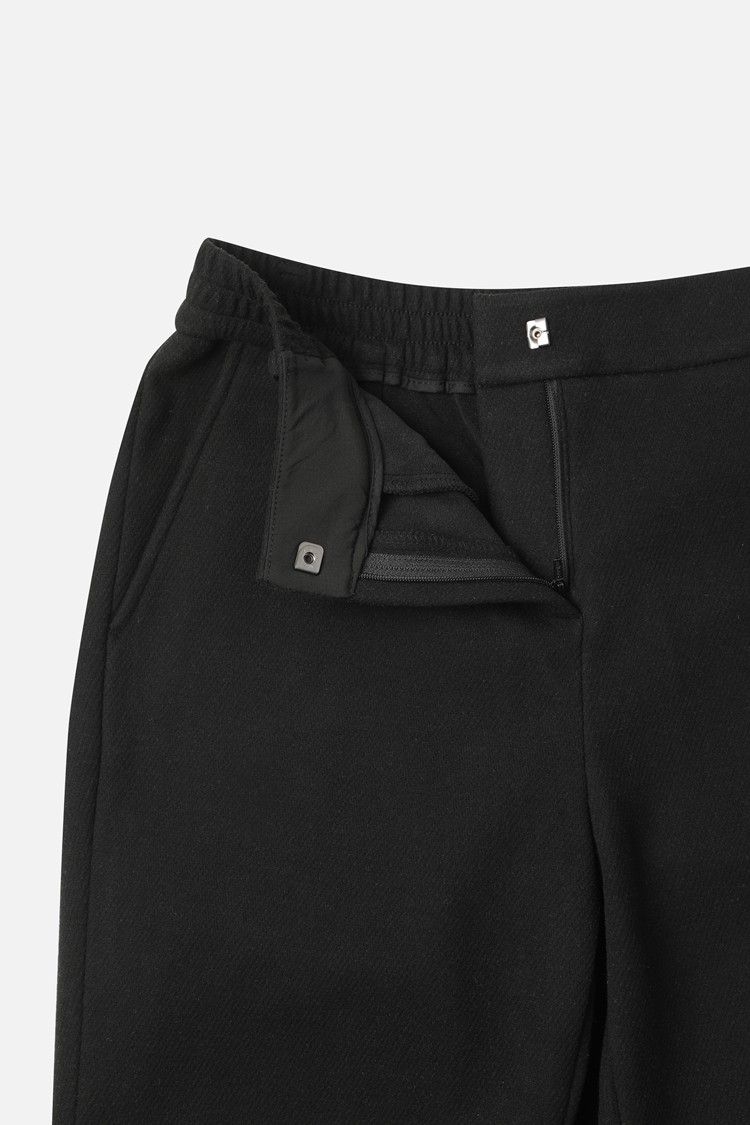 WOMEN BRUSHED JOGGER PANTS PKWPW511221 BLACK 상품 이미지 1