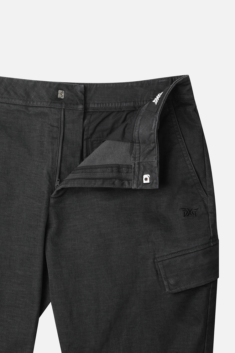 MEN DYEING SEMI-TAPERED FIT PANTS PKFPM510713 D/GREY 상품 이미지 1