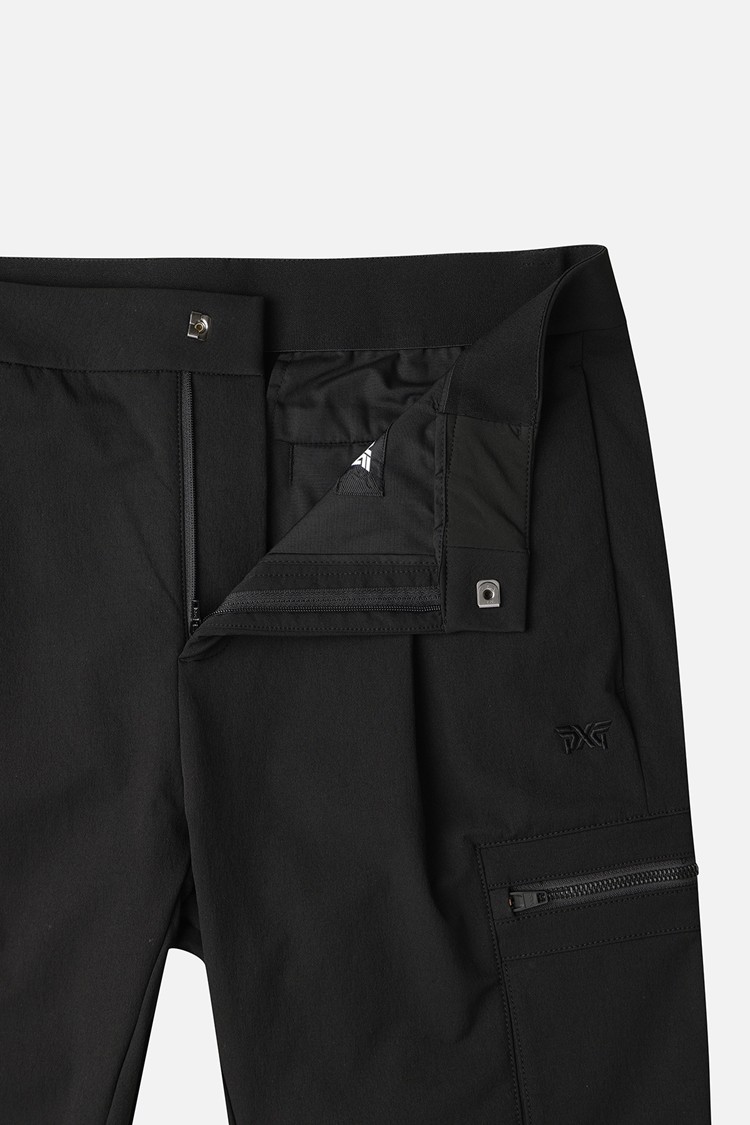 MEN POCKET POINT TAPERED FIT PANTS PKFPM510821 BLACK 상품 이미지 1