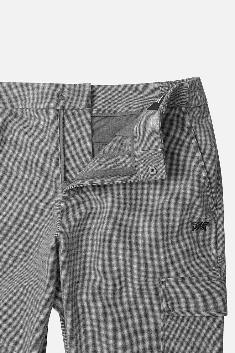 MEN TWO-TONE SEMI-TAPERED FIT PANTS PKFPM511112 M/GREY 상품 이미지 1