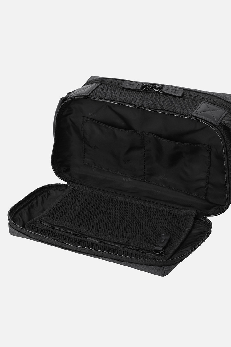 TWO RAIL POUCH PKFPU841113 D/GREY 상품 이미지 1