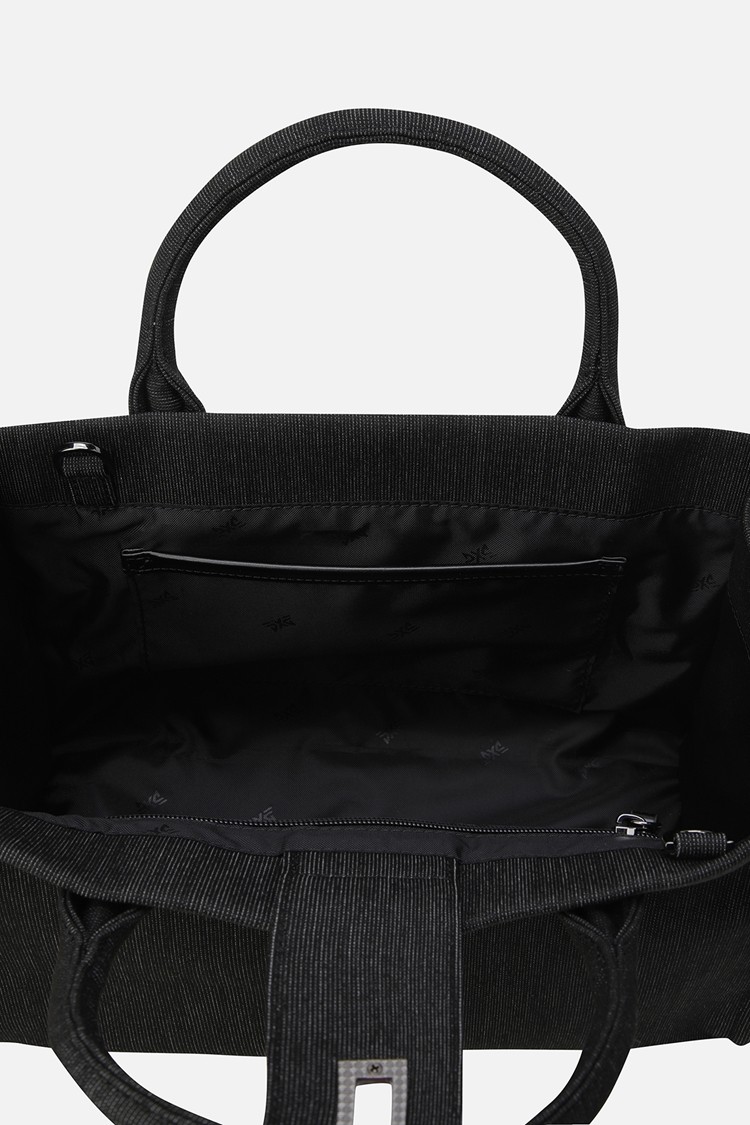 WOMEN TURN-LOCK SQUARE BAG PKFPW840921 BLACK 상품 이미지 1