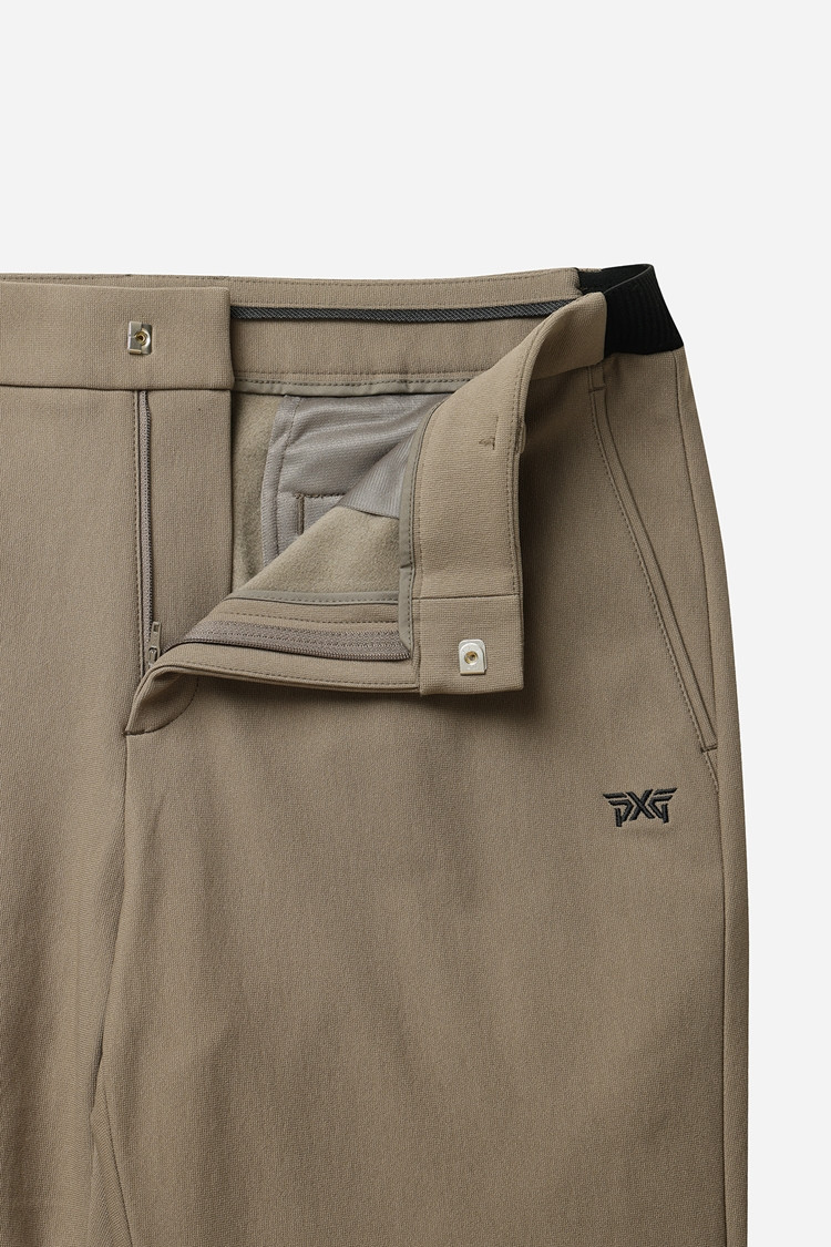 MEN BRUSHED TWO-TONE STANDARD FIT PANTS PKWPM511405 BEIGE 상품 이미지 1