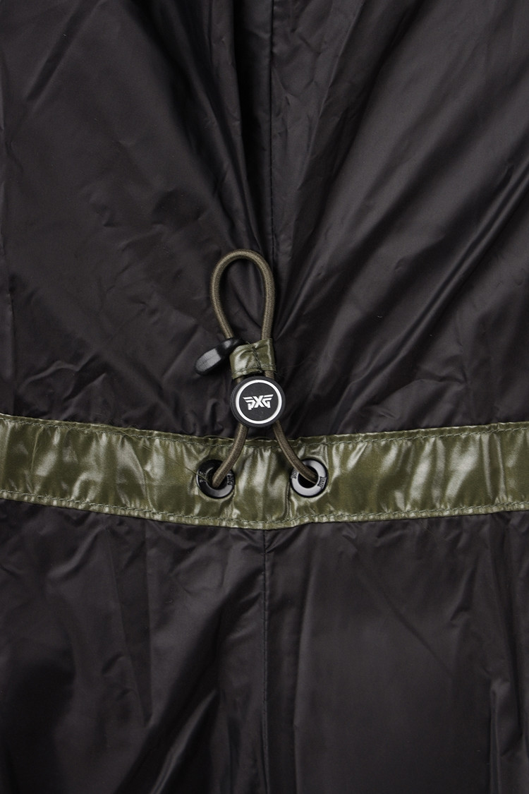 WOMEN FUR TRIM SHORT-SLEEVE DOWN JACKET PKWPW631551 KHAKI 상품 이미지 1