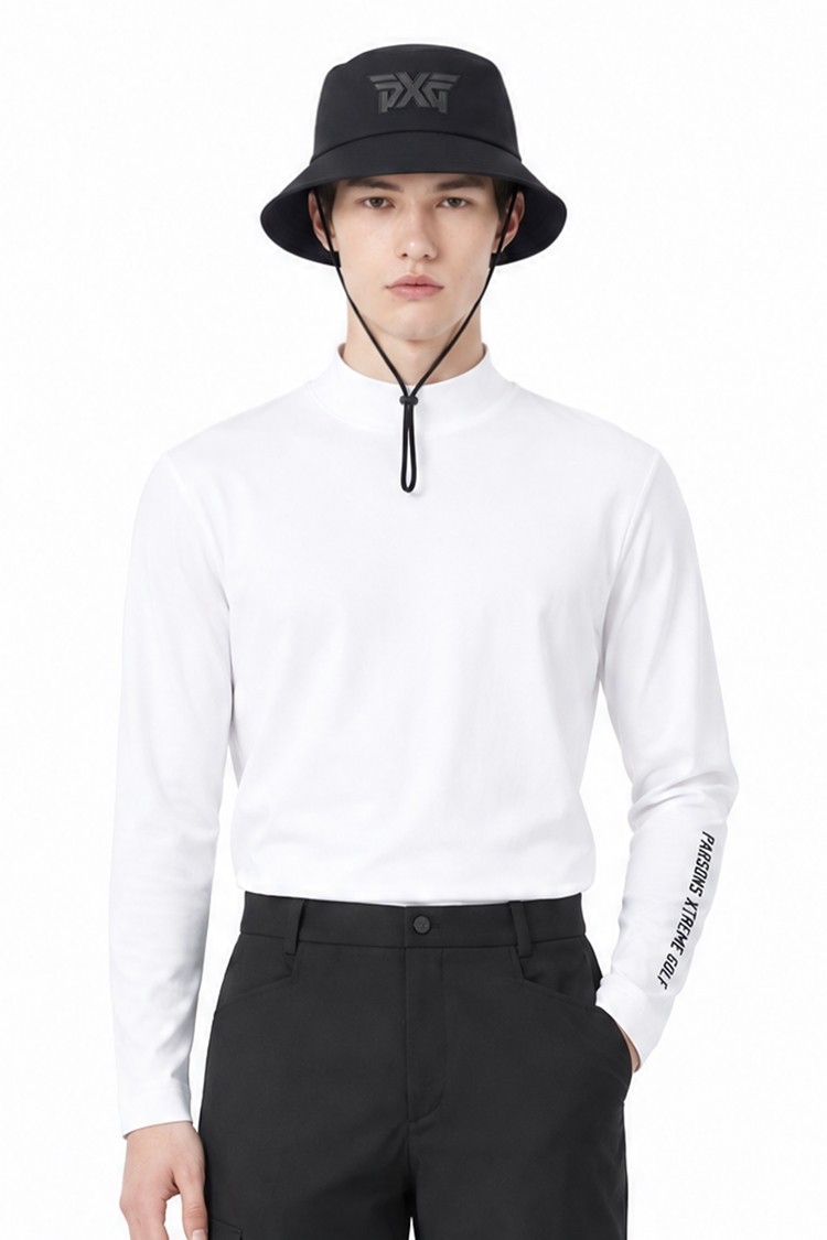 MEN ESSENTIAL BASELAYER LONG SLEEVE PKFPM110401 WHITE 상품 이미지 1