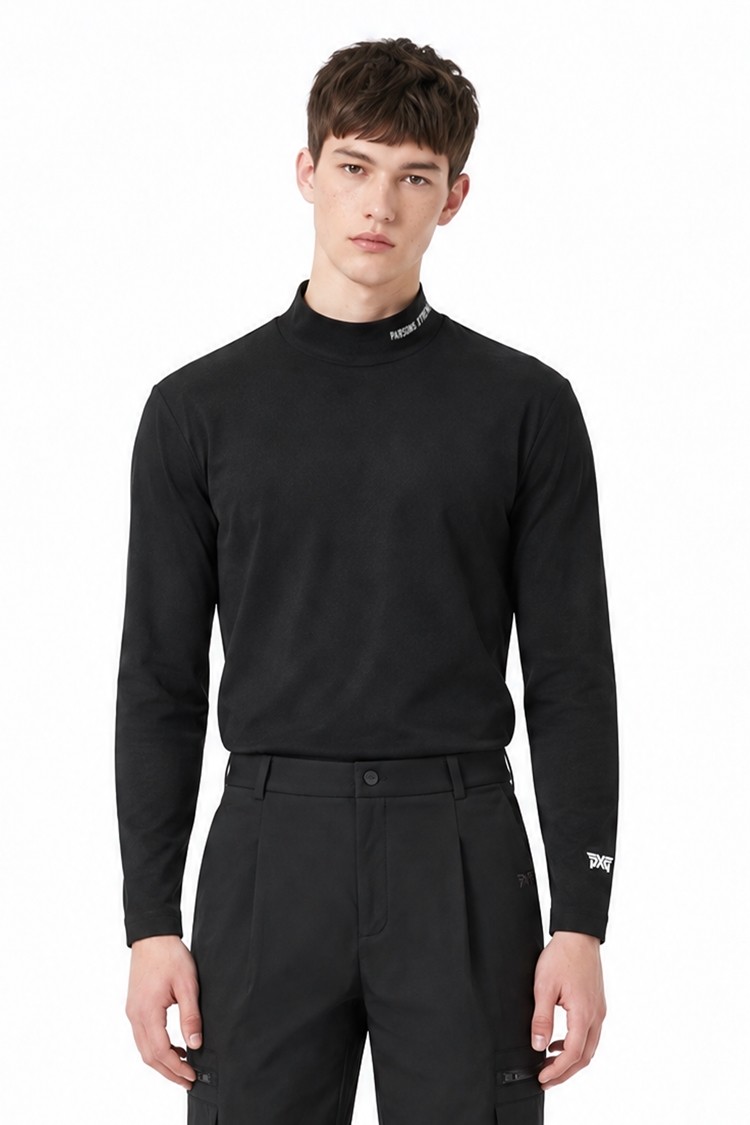 MEN BRUSHED BASELAYER LONG SLEEVE PKFPM111221 BLACK 상품 이미지 1